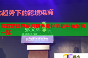 安徽跨境電商開店全流程解析平臺(tái)優(yōu)勢(shì)一覽
