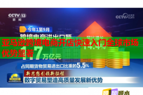 亞馬遜跨境電商開店快速入門全球市場優勢顯著