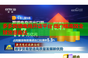 多多跨境電商開店平臺 低門檻高效全球貨源直達